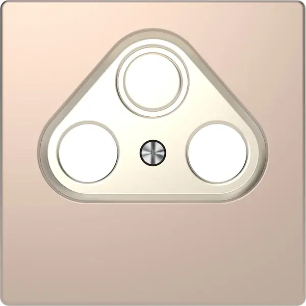Schneider Electric - MTN4123-6051 - Mrtn D-Lf Ant. Outlet Plate 2/3 Holes CM - 1