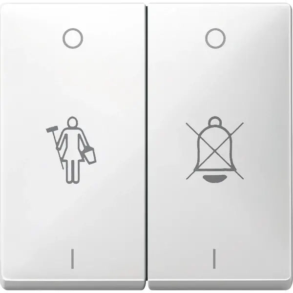 Schneider Electric - MTN412619 - Merten Sys-D DND/MUR Plate Polar White - 1