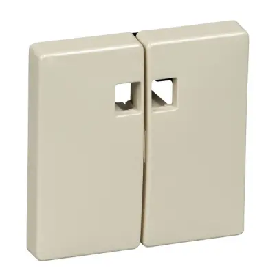 Schneider Electric - MTN413544 - Merten Sys-D 2g Rckr Plt w/Window White - 1