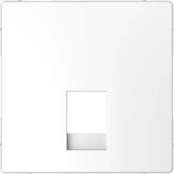 Schneider Electric - MTN4215-6035 - Merten D-Life RJ11/12 S.O. Plate Lts Wht - 1