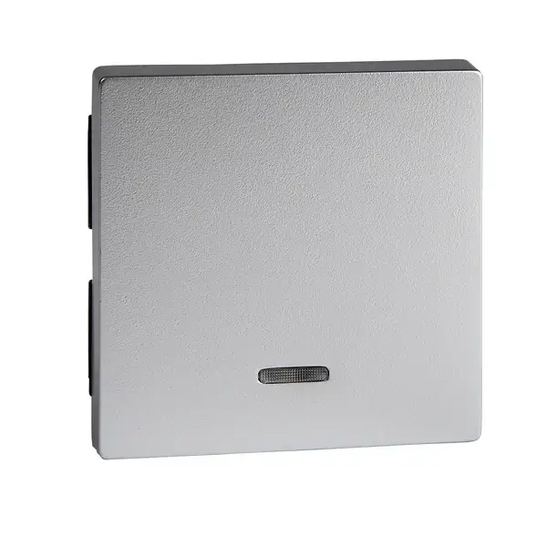 Schneider Electric - MTN431060 - Merten Sys-M Rocker Plate w/Window Alum - 1