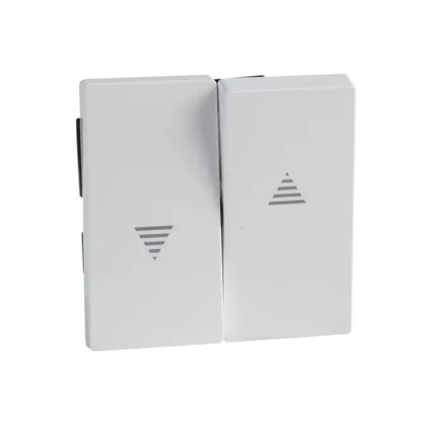 Schneider Electric - MTN432425 - Merten Sys-M Roller Shttr Plate Act Wht - 1