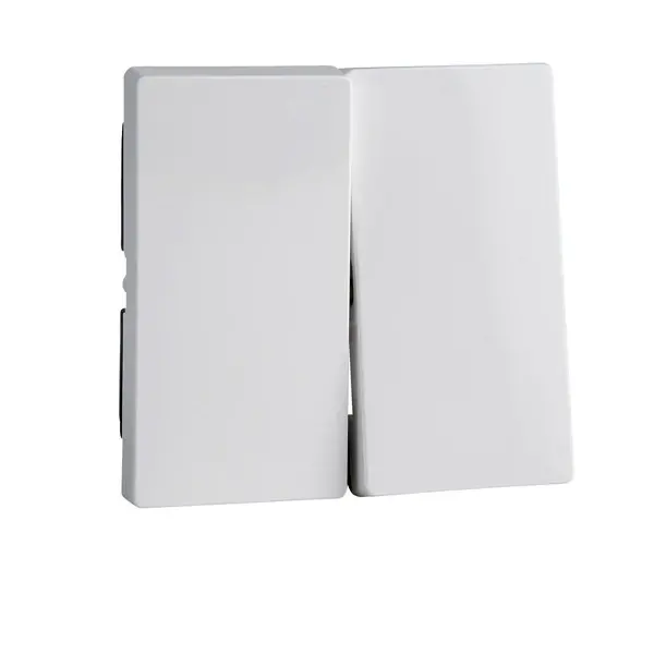 Schneider Electric - MTN432525 - Merten Sys-M 2g Rocker Plate Activ White - 1