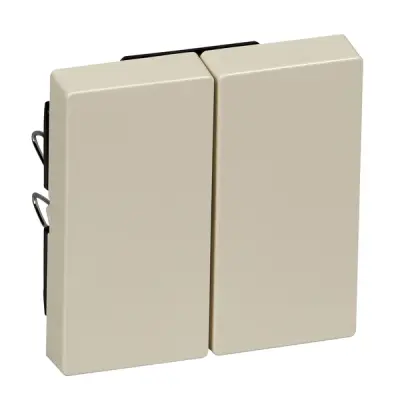 Schneider Electric - MTN432544 - Merten Sys-M 2g Rocker Plate White - 1
