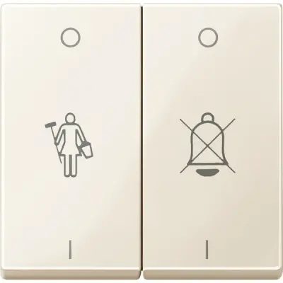 Schneider Electric - MTN432644 - Merten Sys-M DND/MUR Rocker Plate White - 1
