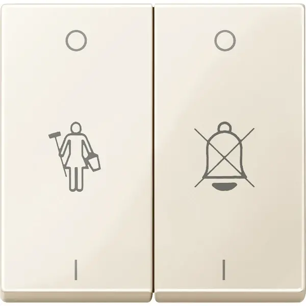 Schneider Electric - MTN432644 - Merten Sys-M DND/MUR Rocker Plate White - 1