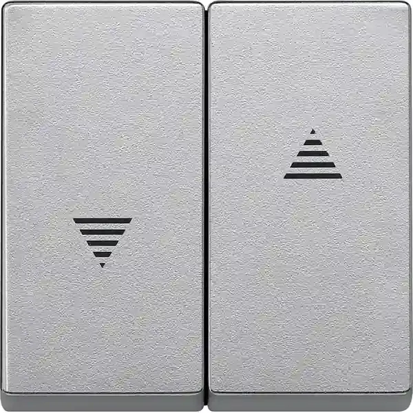 Schneider Electric - MTN435560 - Rocker f.rol.shu.sw.+pu.btn.TPm alu SysM - 1