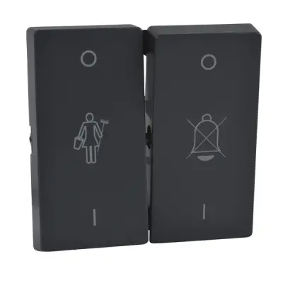 Schneider Electric - MTN435614 - Merten Sys-M DND/MUR Rocker Plate Anth - 1