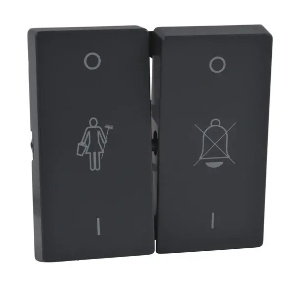 Schneider Electric - MTN435614 - Merten Sys-M DND/MUR Rocker Plate Anth - 1