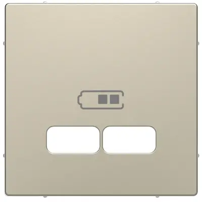Schneider Electric - MTN4367-6033 - Merten D-Life USB Charger Plate Sahara - 1