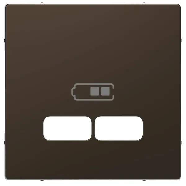 Schneider Electric - MTN4367-6052 - Merten D-Life USB Charger Plate Mcc Mtlc - 1