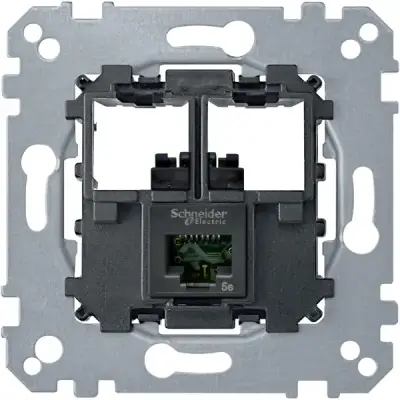 Schneider Electric - MTN4575-0001 - Merten SE 1xRJ45 Cat5e UTP Conn. Insert - 1