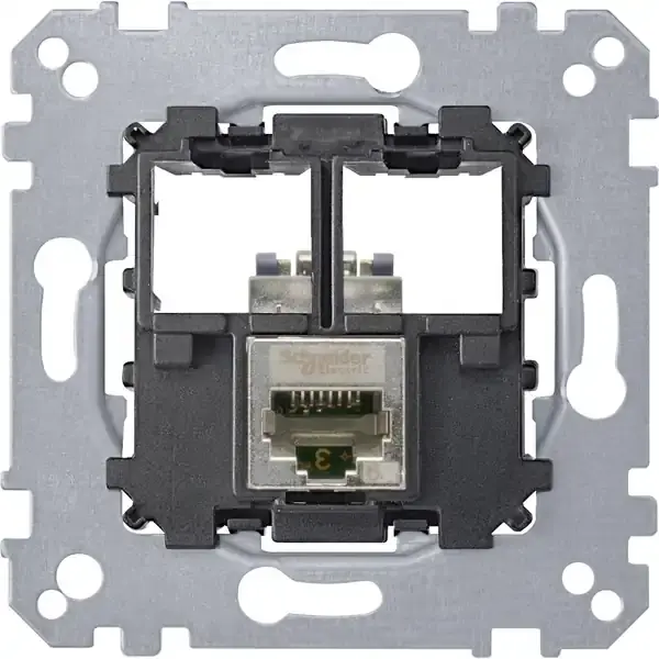 Schneider Electric - MTN4575-0011 - Merten SE 1xRJ45 Cat5e STP Conn. Insert - 1