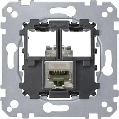 Schneider Electric - MTN4576-0021 - Merten SE 1xRJ45 Cat6 STP Conn. Insert - 1