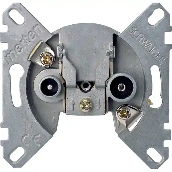 Schneider Electric - MTN466098 - Merten Ant. R/TV+SAT Output Inter. Insrt - 1