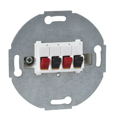 Schneider Electric - MTN467019 - Merten Loudspkr 2g Conn. Insert Plr Wht - 1