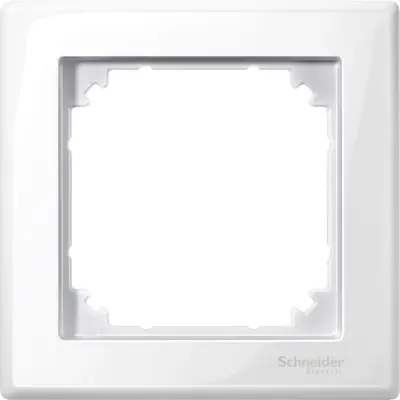 Schneider Electric - MTN478119 - Merten M-Smart 1g Frame Polar White - 1