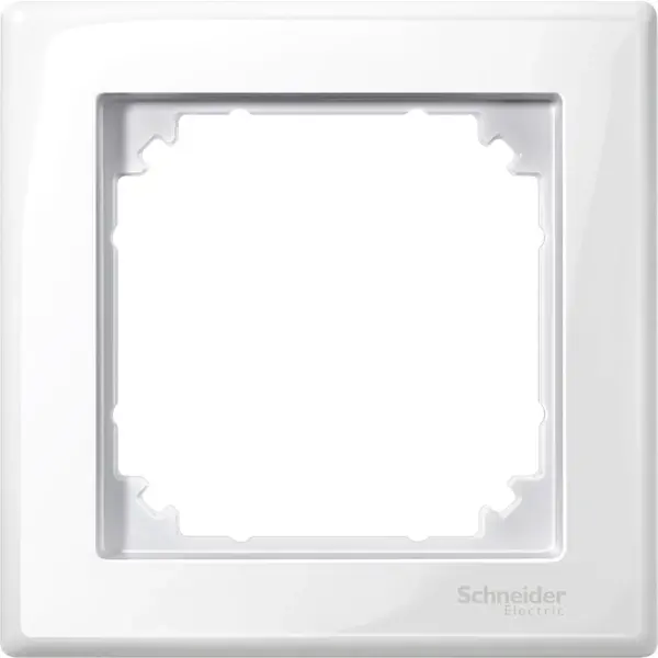 Schneider Electric - MTN478119 - Merten M-Smart 1g Frame Polar White - 1