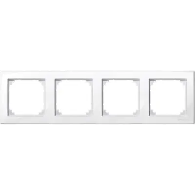 Schneider Electric - MTN478419 - Merten M-Smart 4g Frame Polar White - 1