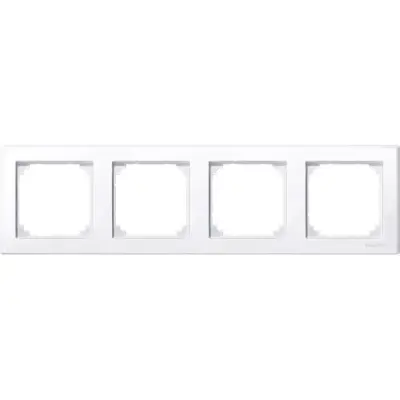 Schneider Electric - MTN478425 - Merten M-Smart 4g Frame Active White - 1