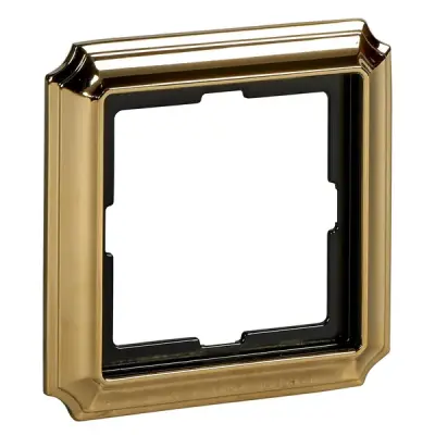 Schneider Electric - MTN483121 - Merten Sys-D Antique 1g Frame Plshd Brss - 1