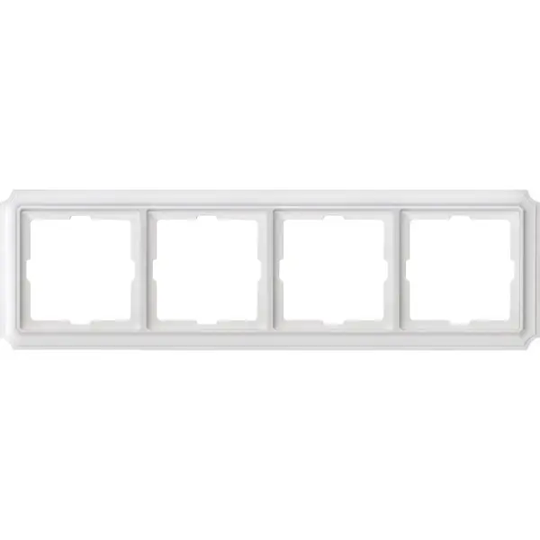 Schneider Electric - MTN483419 - Merten Sys-D Antique 4g Frame Plr Wht - 1