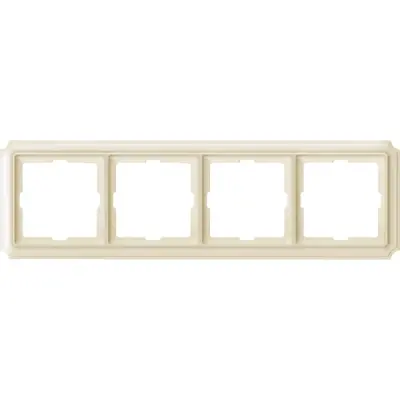 Schneider Electric - MTN483444 - Merten Sys-D Antique 4g Frame White - 1
