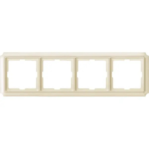 Schneider Electric - MTN483444 - Merten Sys-D Antique 4g Frame White - 1