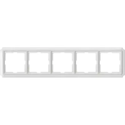 Schneider Electric - MTN483519 - Merten Sys-D Antique 5g Frame Plr Wht - 1