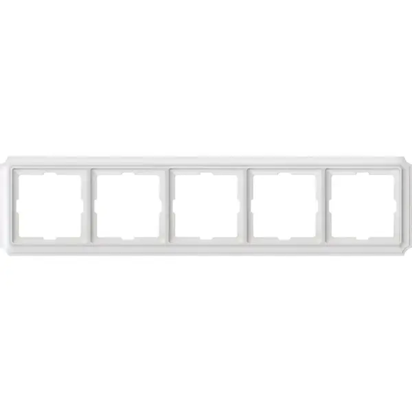 Schneider Electric - MTN483519 - Merten Sys-D Antique 5g Frame Plr Wht - 1