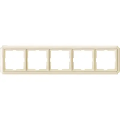 Schneider Electric - MTN483544 - Merten Sys-D Antique 5g Frame White - 1