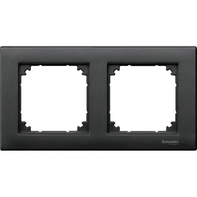 Schneider Electric - MTN486214 - Merten M-Plan 2g Frame Anthracite - 1