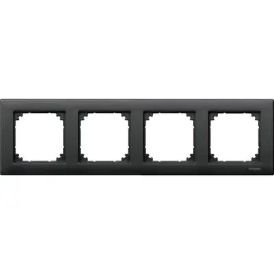 Schneider Electric - MTN486414 - Merten M-Plan 4g Frame Anthracite - 1