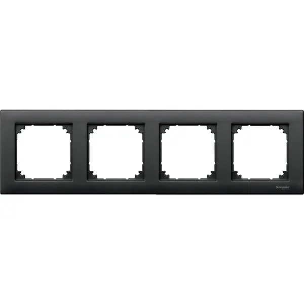 Schneider Electric - MTN486414 - Merten M-Plan 4g Frame Anthracite - 1
