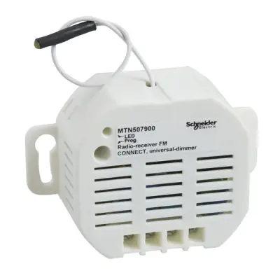 Schneider Electric - MTN507900 - Rad-rec FM CON uni-dim 1g - 1