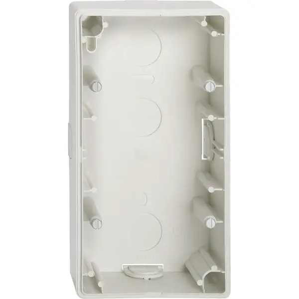 Schneider Electric - MTN512219 - Merten M-Smart Surf. Mount 2g Box Plr Wh - 1