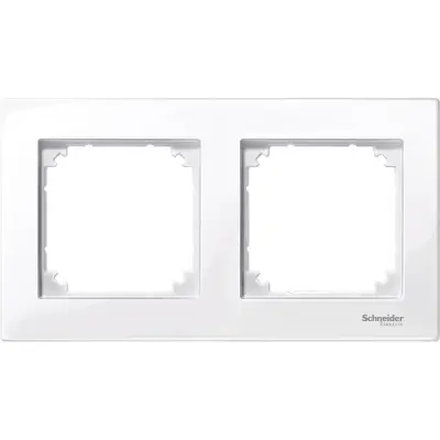 Schneider Electric - MTN515225 - Merten M-Plan 2g Frame Active White - 1