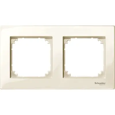 Schneider Electric - MTN515244 - Merten M-Plan 2g Frame White - 1