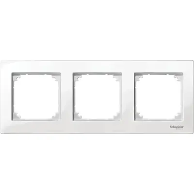 Schneider Electric - MTN515319 - Merten M-Plan 3g Frame Polar White - 1