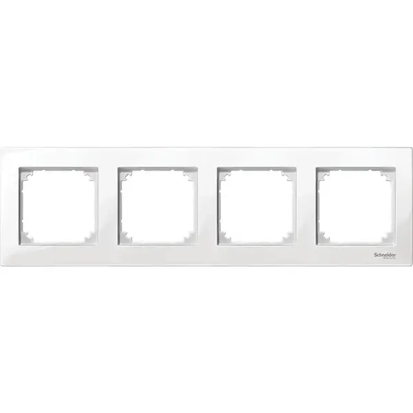 Schneider Electric - MTN515419 - Merten M-Plan 4g Frame Polar White - 1