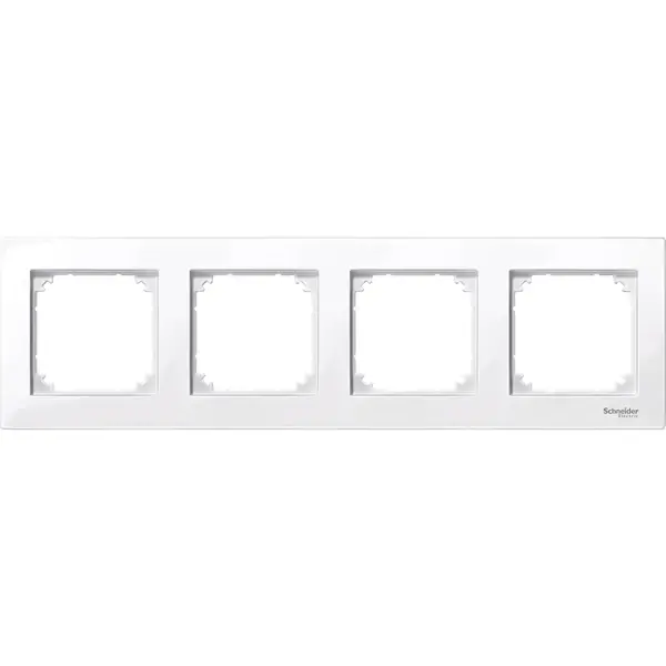 Schneider Electric - MTN515425 - Merten M-Plan 4g Frame Active White - 1