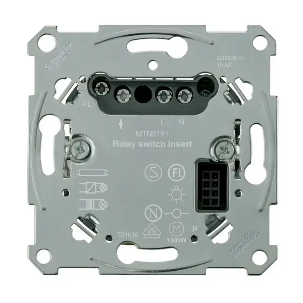 Schneider Electric - MTN5161-0000 - Merten Relay Switch 10AX 3-wire Insert - 1