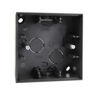 Schneider Electric - MTN524114 - Merten M-Eleg. Surf. Mount Box Anthracit - 1