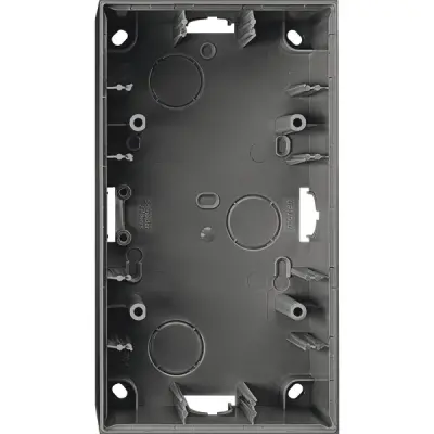 Schneider Electric - MTN524214 - Merten M-Eleg. Surf. Mount 2g Box Anth - 1