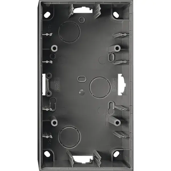 Schneider Electric - MTN524214 - Merten M-Eleg. Surf. Mount 2g Box Anth - 1