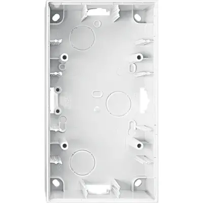 Schneider Electric - MTN524219 - Merten M-Eleg. Surf. Mount 2g Box Plr Wh - 1