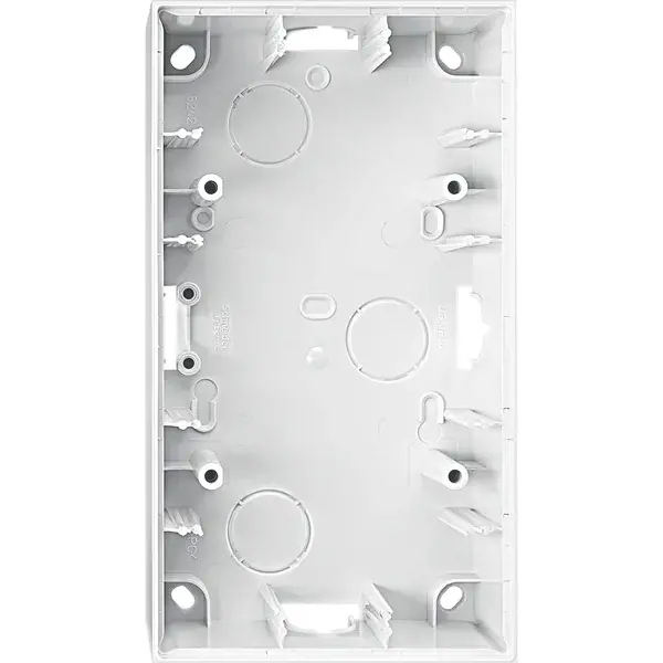 Schneider Electric - MTN524219 - Merten M-Eleg. Surf. Mount 2g Box Plr Wh - 1