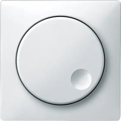 Schneider Electric - MTN5250-4019 - Merten Sys-M Rotary Dimmer Plate Plr Wht - 1