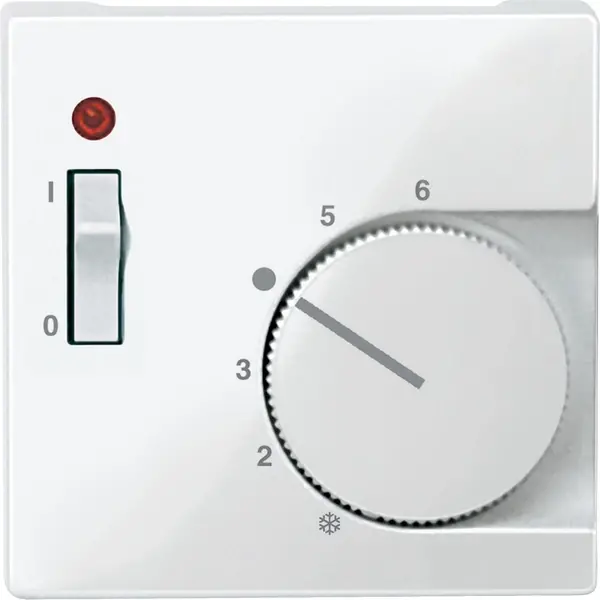 Schneider Electric - MTN534819 - Merten Sys-M Room Thermstt Plate Plr Wht - 1