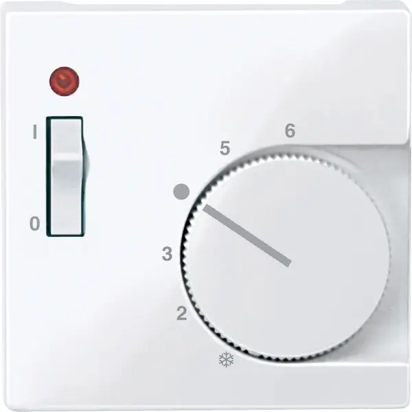 Schneider Electric - MTN534825 - Merten Sys-M Room Thermstt Plate Act Wht - 1